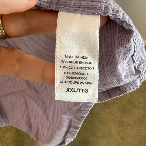 GUESS Rock & Roll Graphic Button Down Shirt XXL – Striped Western Y2K Style - Picture 2 of 4